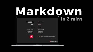 Tutorial: Learn markdown in 3 mins