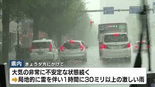 【引き続き警戒を】局地的に大雨のおそれ　1時間に30ミリ以上も《新潟》