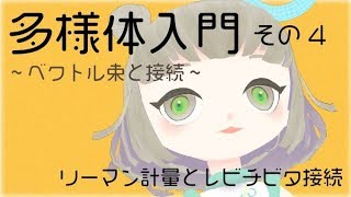 【VRアカデミア】多様体入門その４ リーマン計量とレビチビタ接続【曲直瀬おめが。】