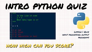 Introductory Python quiz: Test your knowledge!