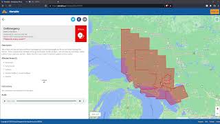 Civil Emergency For West Central Ontario (Cancelled)