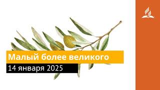 14 января 2025. Малый более великого. Под сенью благодати | Адвентисты