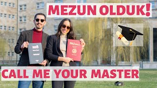 Master Diplomalarımıza Kavuşuyoruz! Almanya'da Üniversite Mezuniyeti