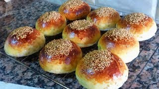 خبز الحليب لفطور العيد بدون دلك/قراشل او كرص لمائدة العيد هشاش مثل القطن روووعة💕💕