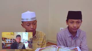 dua santri mq al muminn test bacaan fatihah oleh guru besar kh.mumin ainul mubarok