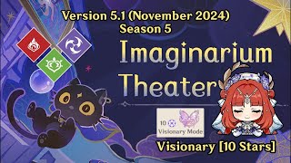 Imaginarium Theater Season 5 [5.1 (November 2024 )] Visionary | 10 Stars | Genshin Impact