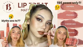 BLYTHE LIP TREAT (SWATCH PARTY + MINI REVIEW) | Maty Luarca