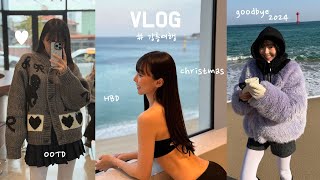 [VLOG] 일상 브이로그 | GoodBye 2024 | 속초여행 | 강릉여행 | 데일리룩 | 일상 | 토이푸들 | 반려견 | 까페 | 먹방 | ootd |  dailylook