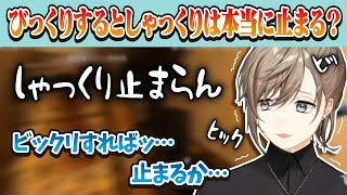 ホラゲ中に「びっくりするとしゃっくりが止まる」説を検証する叶【にじさんじ切り抜き/At Dead Of Night】