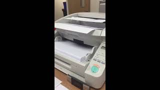 Canon DR-7550C Misfeeding