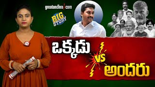 ఒక్కడు Vs అందరు | Ys Jagan vs Yellow Gang | Chandrababu | Ysrcp | greatandhra.com