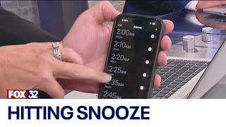 Setting multiple alarms may affect sleep quality