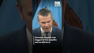 Iran begged for this ceasefire, Defense Secretary Pete Hegseth says | FOX 10 Phoenix