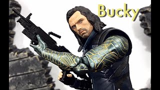 Bandai Tamashii Nations SH Figuarts MCU Avengers Infinity War BUCKY Action Figure Toy Review