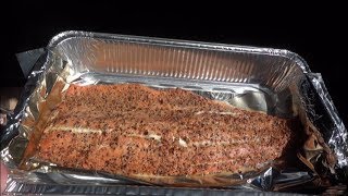 SDSBBQ - How I Smoke Salmon with Vicky The Vertical Smoker