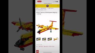 LEGO Technic Brandweervliegtuig – 42152 BlokjesVergelijker.nl | LEGO PrijsVergelijker |