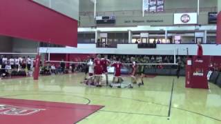 Dr EP Scarlett Sr Boys Volleyball U of C Tournament 2016