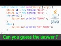Why String is immutable in Java?| Difference between 