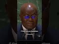 President Akufo-Addo's Impactful Address at UNGA: Reparations Must Be Paid for the Slave Trade