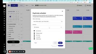 Scheduling Enhancement: Effortlessly Duplicate Your Schedule with Our New Copy and Paste Feature