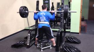 Speed Squats w/ 315 plus 200 lbs of band tension