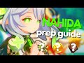 All NAHIDA materials needed to LEVEL to 90 and LV 10 talents | Genshin Impact 3.2