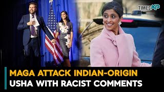 Indian Origin Usha Vance attacked by MAGA with Racist Comments