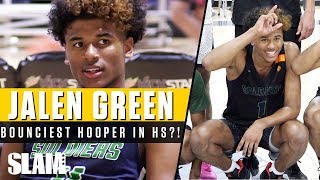 Jalen Green BOUNCIEST High School Hooper?! 🦄🔥 Full Spring Highlights!