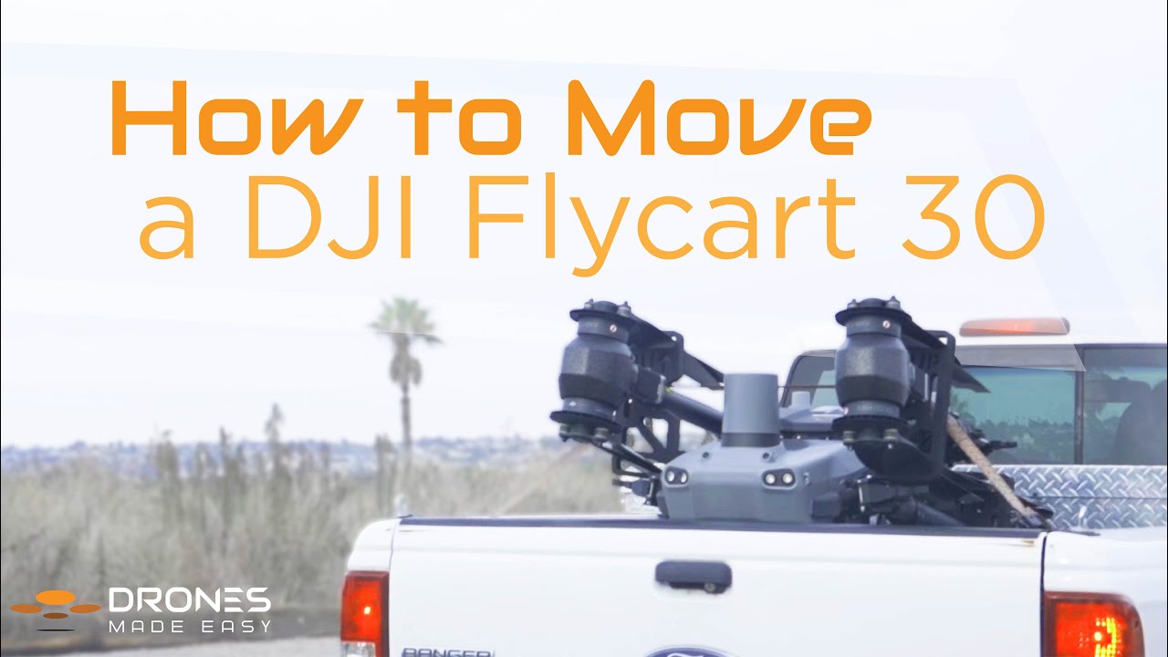 How To Move A Dji Flycart 30 Youtube