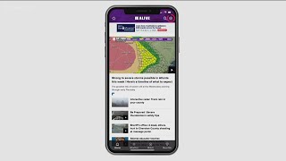 How to get weather alerts from the 11Alive app