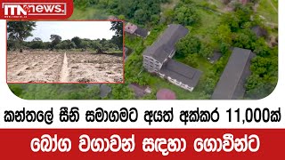 කන්තලේ සීනි සමාගමට අයත් අක්කර 11,000ක් බෝග වගාවන් සඳහා ගොවීන්ට