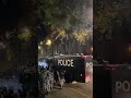 A massive number of Georgian riot police are moving toward pro-EU protesters in Tbilisi