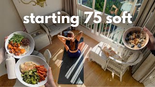 start 75 soft with me ⭐️ my first 2 weeks (workouts, social media detox, my rules)