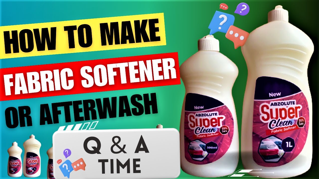 How To Make Fabric Softener | Questions And Answers | How To Make ...