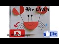 Paper Crafts for Kids - paper Circle Crab || Craft11 ||