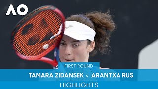 Tamara Zidansek v Arantxa Rus Highlights (1R) | Australian Open 2022