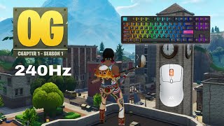 Akko 5087s ASMR 😴 Fortnite OG Reload 🏆 Satisfying Keyboard Fortnite 240 FPS 4K