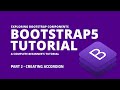 Bootstrap 5 Tutorial For Beginners #2- Exploring Bootstrap Components | Accordion