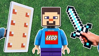 Building MINECRAFT items with LEGO…