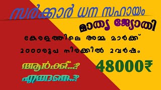 കേരളത്തിലെ അമ്മമാർക്ക് സർക്കാർ ധന സഹായം(മാതൃ ജ്യോതി ) 2 വർഷം കൊണ്ട് 48000 രൂപ  #KERLA