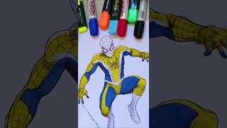 Spider Man Coloring Page: Superhero Artistry in Action!