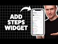 How to Add How Many Steps You've Taken as Widget on iPhone 2026 (Step-By-Step Tutorial)