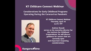 Considerations for Early Childhood Programs Operating During the Coronavirus Pandemic