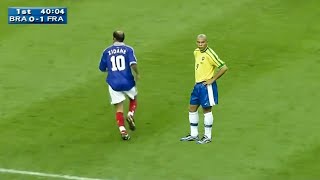 25 Years-old Zinedine Zidane vs Brazil in 1998