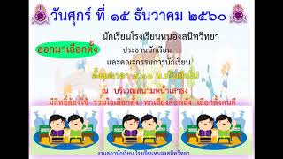 เลือกตั้งคณะกรรมการนักเรียน2561