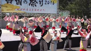 濱長花神楽 正調よさこい　 四国の祭り2016　サンポート高松　4K　2016 5 4