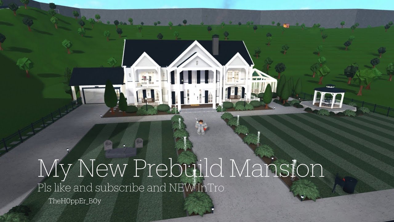 Decorating My New Prebuild MANSION In Bloxburg | TheH0ppEr_B0y - YouTube