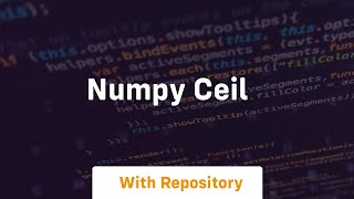 numpy ceil