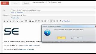 Mail Encryption with Gmail/Yahoo and SecurEncrypt