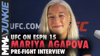 Mariya Agapova hopes to elevate prospect status | UFC on ESPN 15 pre-fight interview